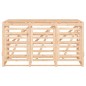 vidaXL Cobertizo triple para cubos de basura madera maciza de pino vidaXL Cobertizo triple para cubos de basura madera maciza de pino
