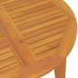 vidaXL Juego de comedor de jardín 5 piezas madera maciza de acacia vidaXL Juego de comedor de jardín 5 piezas madera maciza de acacia