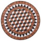 vidaXL Mesa y sillas de bistró 3 piezas con mosaico cerámica terracota vidaXL Mesa y sillas de bistró 3 piezas con mosaico cerámica terracota