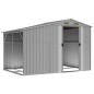 vidaXL Cobertizo de jardín acero galvanizado gris 277x192,5x179 cm vidaXL Cobertizo de jardín acero galvanizado gris 277x192,5x179 cm