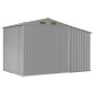 vidaXL Cobertizo de jardín acero galvanizado gris 277x192,5x179 cm vidaXL Cobertizo de jardín acero galvanizado gris 277x192,5x179 cm