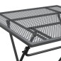 vidaXL Set de comedor de jardín 5 pzas malla metal expandido antracita vidaXL Set de comedor de jardín 5 pzas malla metal expandido antracita