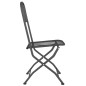 vidaXL Set de comedor de jardín 5 pzas malla metal expandido antracita vidaXL Set de comedor de jardín 5 pzas malla metal expandido antracita