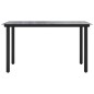 vidaXL Juego de comedor de jardín 9 piezas ratán PVC negro vidaXL Juego de comedor de jardín 9 piezas ratán PVC negro