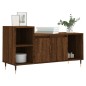 vidaXL Mueble para TV madera contrachapada marrón roble 100x35x55 cm