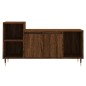 vidaXL Mueble para TV madera contrachapada marrón roble 100x35x55 cm