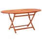 vidaXL Set de comedor de jardín plegable 7 pzas madera eucalipto vidaXL Set de comedor de jardín plegable 7 pzas madera eucalipto