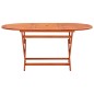 vidaXL Set de comedor de jardín plegable 7 pzas madera eucalipto vidaXL Set de comedor de jardín plegable 7 pzas madera eucalipto