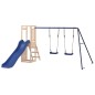 vidaXL Parque infantil de exterior madera maciza de pino vidaXL Parque infantil de exterior madera maciza de pino