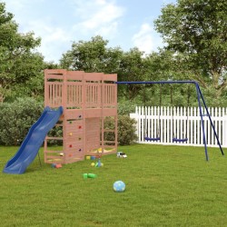 vidaXL Parque infantil de exterior madera maciza Douglas