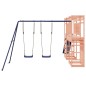 vidaXL Parque infantil de exterior madera maciza Douglas