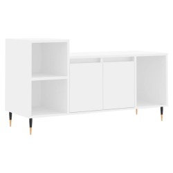 vidaXL Mueble para TV madera contrachapada blanco 100x35x55 cm