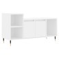 vidaXL Mueble para TV madera contrachapada blanco 100x35x55 cm vidaXL Mueble para TV madera contrachapada blanco 100x35x55 cm