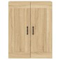 vidaXL Armarios de pared 2 uds madera de ingeniería roble Sonoma vidaXL Armarios de pared 2 uds madera de ingeniería roble Sonoma