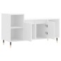 vidaXL Mueble para TV madera contrachapada blanco 100x35x55 cm vidaXL Mueble para TV madera contrachapada blanco 100x35x55 cm