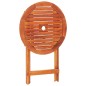vidaXL Set de comedor de jardín plegable 3 pzas madera eucalipto vidaXL Set de comedor de jardín plegable 3 pzas madera eucalipto