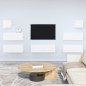 vidaXL Set de muebles para TV 7 piezas madera contrachapada blanco vidaXL Set de muebles para TV 7 piezas madera contrachapada blanco