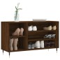 vidaXL Mueble zapatero madera contrachapada roble marrón 102x36x60 cm vidaXL Mueble zapatero madera contrachapada roble marrón 102x36x60 cm