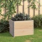 vidaXL Arriates de madera maciza de pino 3 unidades 60x80 cm vidaXL Arriates de madera maciza de pino 3 unidades 60x80 cm