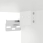 vidaXL Set de muebles de TV 5 pzas madera contrachapada blanco brillo