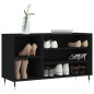vidaXL Mueble zapatero madera contrachapada negro 102x36x60 cm vidaXL Mueble zapatero madera contrachapada negro 102x36x60 cm