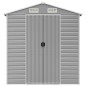 vidaXL Cobertizo de jardín acero galvanizado gris claro 191x130x198 cm vidaXL Cobertizo de jardín acero galvanizado gris claro 191x130x198 cm