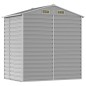 vidaXL Cobertizo de jardín acero galvanizado gris claro 191x130x198 cm vidaXL Cobertizo de jardín acero galvanizado gris claro 191x130x198 cm