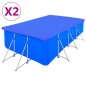 vidaXL Cubierta de piscina 2 unidades rectangular PE 540x270cm 90 g/m² vidaXL Cubierta de piscina 2 unidades rectangular PE 540x270cm 90 g/m²