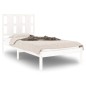 vidaXL Estructura de cama madera maciza de pino blanco 90x200 cm vidaXL Estructura de cama madera maciza de pino blanco 90x200 cm