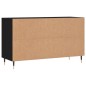 vidaXL Mueble zapatero madera contrachapada negro 102x36x60 cm vidaXL Mueble zapatero madera contrachapada negro 102x36x60 cm