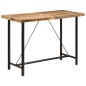 vidaXL Mesa alta de hierro y madera maciza de mango 150x70x107 cm vidaXL Mesa alta de hierro y madera maciza de mango 150x70x107 cm
