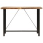 vidaXL Mesa alta de hierro y madera maciza de mango 150x70x107 cm vidaXL Mesa alta de hierro y madera maciza de mango 150x70x107 cm