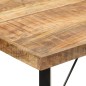 vidaXL Mesa alta de hierro y madera maciza de mango 150x70x107 cm vidaXL Mesa alta de hierro y madera maciza de mango 150x70x107 cm