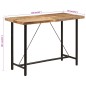 vidaXL Mesa alta de hierro y madera maciza de mango 150x70x107 cm vidaXL Mesa alta de hierro y madera maciza de mango 150x70x107 cm