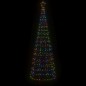 vidaXL Árbol de Navidad cono con estacas 570 LEDs de colores 300 cm vidaXL Árbol de Navidad cono con estacas 570 LEDs de colores 300 cm