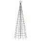 vidaXL Árbol de Navidad cono con estacas 570 LEDs de colores 300 cm vidaXL Árbol de Navidad cono con estacas 570 LEDs de colores 300 cm