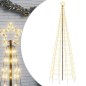 vidaXL Árbol de Navidad cono con estacas 570 LEDs blanco cálido 300 cm vidaXL Árbol de Navidad cono con estacas 570 LEDs blanco cálido 300 cm