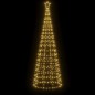 vidaXL Árbol de Navidad cono con estacas 570 LEDs blanco cálido 300 cm vidaXL Árbol de Navidad cono con estacas 570 LEDs blanco cálido 300 cm