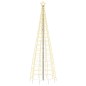 vidaXL Árbol de Navidad cono con estacas 570 LEDs blanco cálido 300 cm vidaXL Árbol de Navidad cono con estacas 570 LEDs blanco cálido 300 cm