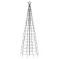 vidaXL Árbol de Navidad cono con estacas 570 LEDs blanco cálido 300 cm vidaXL Árbol de Navidad cono con estacas 570 LEDs blanco cálido 300 cm