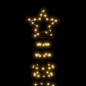 vidaXL Árbol de Navidad cono con estacas 570 LEDs blanco cálido 300 cm vidaXL Árbol de Navidad cono con estacas 570 LEDs blanco cálido 300 cm