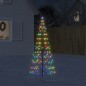 vidaXL Árbol de Navidad en asta de bandera 200 LED bde colores 180 cm vidaXL Árbol de Navidad en asta de bandera 200 LED bde colores 180 cm