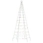vidaXL Árbol de Navidad en asta de bandera 200 LED bde colores 180 cm vidaXL Árbol de Navidad en asta de bandera 200 LED bde colores 180 cm