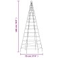 vidaXL Árbol de Navidad en asta de bandera 200 LED bde colores 180 cm vidaXL Árbol de Navidad en asta de bandera 200 LED bde colores 180 cm
