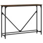 vidaXL Mesa consola madera de ingeniería marrón roble 102x22,5x75 cm vidaXL Mesa consola madera de ingeniería marrón roble 102x22,5x75 cm
