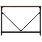vidaXL Mesa consola madera de ingeniería marrón roble 102x22,5x75 cm vidaXL Mesa consola madera de ingeniería marrón roble 102x22,5x75 cm