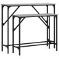 vidaXL Mesas consolas 2 unidades madera de ingeniería gris Sonoma vidaXL Mesas consolas 2 unidades madera de ingeniería gris Sonoma