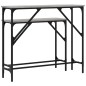 vidaXL Mesas consolas 2 unidades madera de ingeniería gris Sonoma vidaXL Mesas consolas 2 unidades madera de ingeniería gris Sonoma