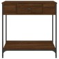 vidaXL Mesa consola madera de ingeniería marrón roble 75x34,5x75 cm vidaXL Mesa consola madera de ingeniería marrón roble 75x34,5x75 cm