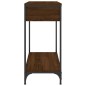 vidaXL Mesa consola madera de ingeniería marrón roble 75x34,5x75 cm vidaXL Mesa consola madera de ingeniería marrón roble 75x34,5x75 cm